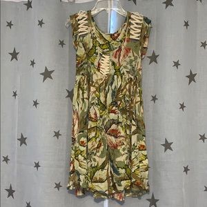 NWOT tropical patterned dress!
